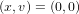 (x,v) = (0,0)  