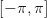 [− π,π]  