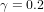 γ = 0.2  