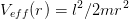 Veff(r) = l2∕2mr2   