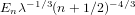 En λ−1∕3(n + 1∕2)−4∕3  