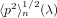  2 1∕2
⟨p ⟩n (λ)  