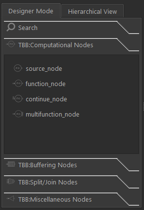 designer mode tab