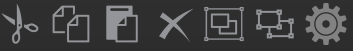 edit toolbar