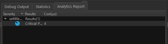 sample critical path report