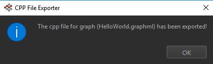 message that stub files generated successfully