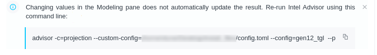 Copy the command line generated under the hardware parameter sliders to a clipboard to run the it