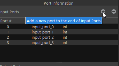 add or remove ports from a node