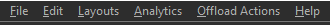 menu bar