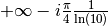 + \infty - i \frac{\pi}{4} \frac{1}{\ln(10)}