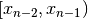 [x_{n-2}, x_{n-1})