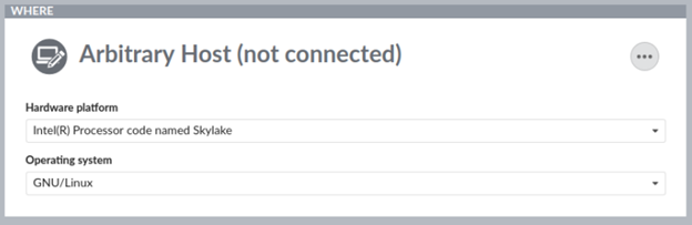 Arbitrary host with Intel Processor code named Skylake specified