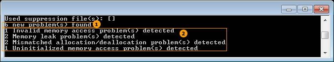 Sample inspxe-cl report output 
				