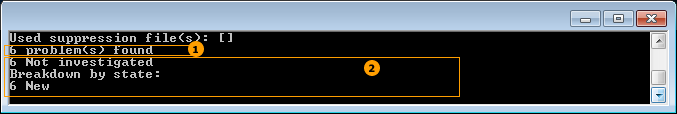 Sample inspxe-cl report output 
				