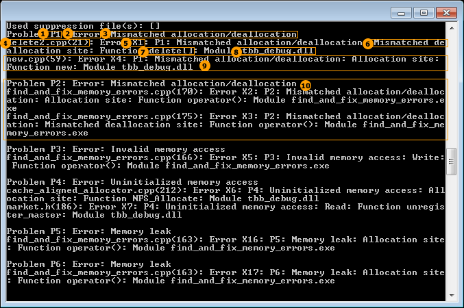 Sample inspxe-cl report output 
				