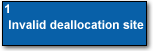 Problem type: Invalid deallocation