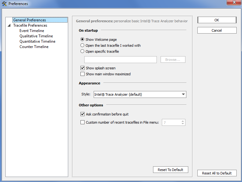 Intel® Trace Analyzer
